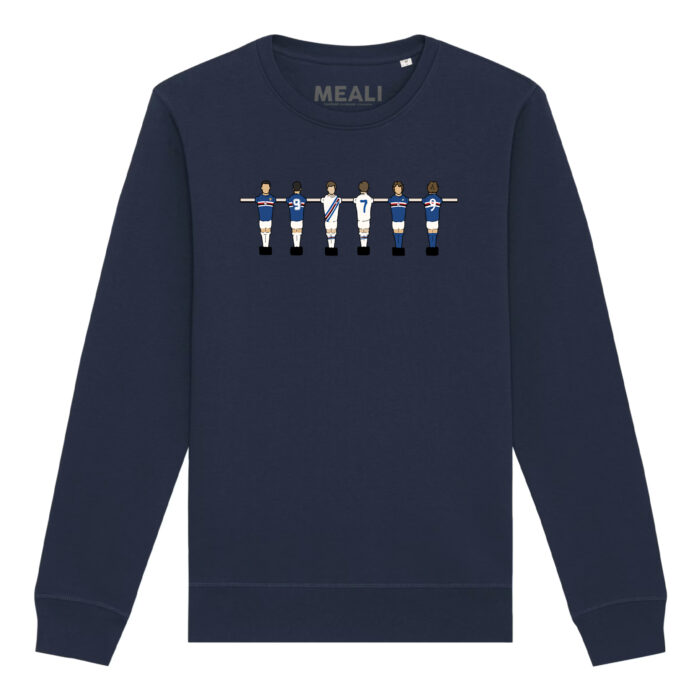 Felpa girocollo "Calcio balilla Blucerchiato"