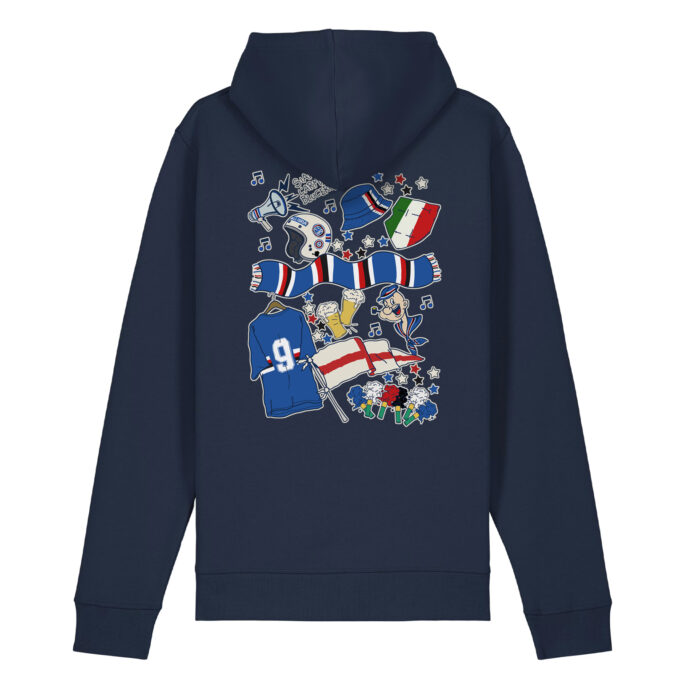 Felpa Cappuccio "Siamo l'armata blucerchiata"
